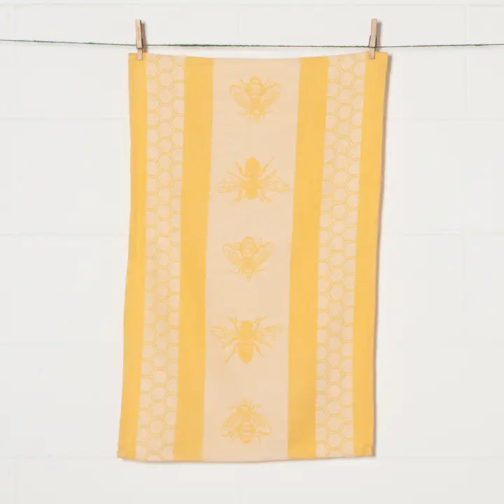 Honeybee Jacquard Kitchen Towels