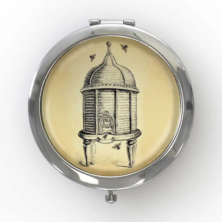 Compact Mirror with Beehive