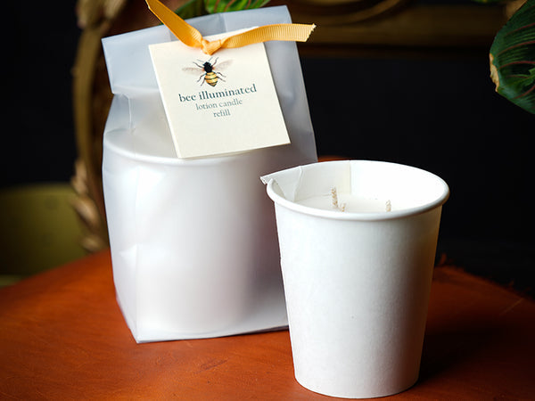 Bee Illuminated Lotion Candle and Refills