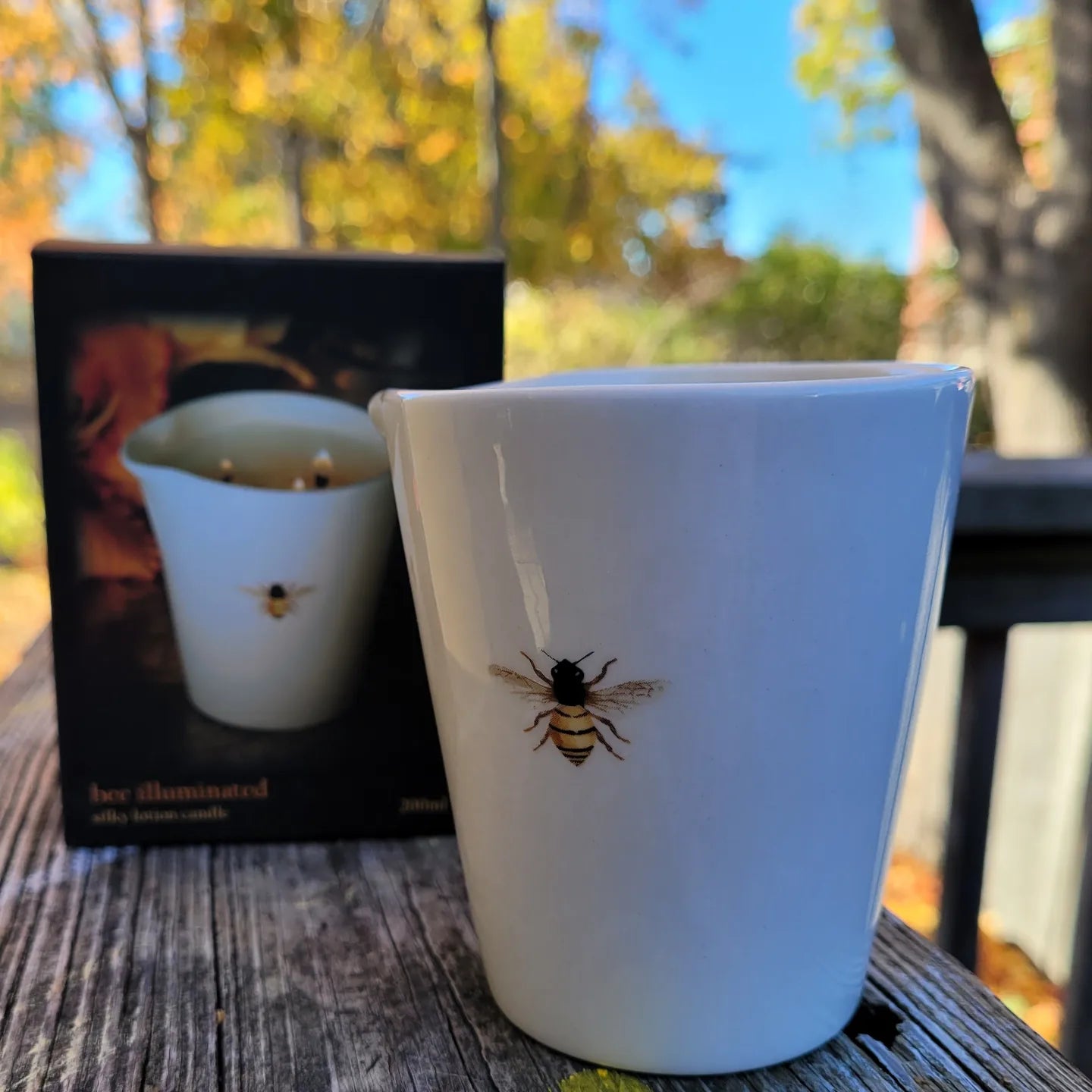 Bee Illuminated Lotion Candle and Refills