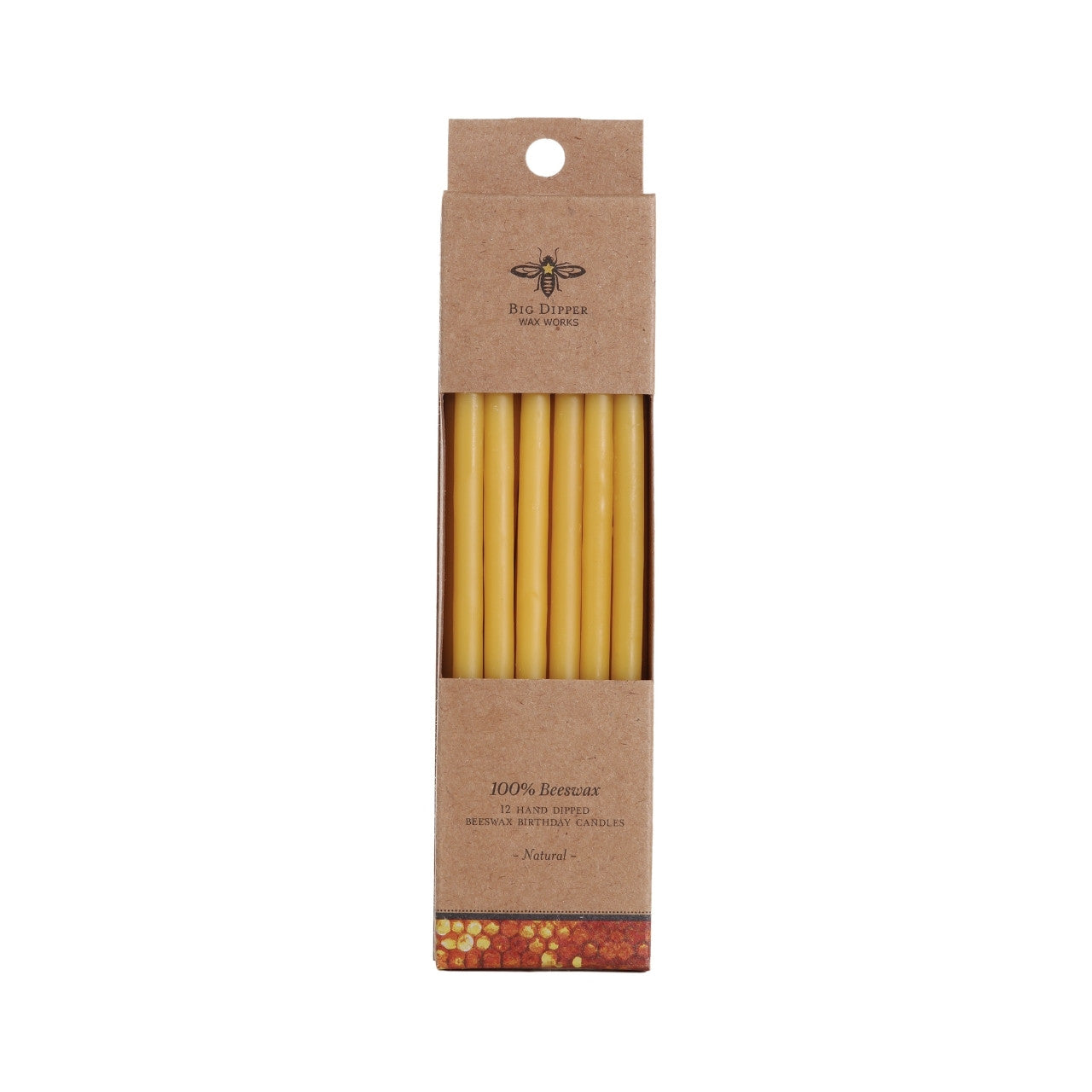 Beeswax Birthday Cake Tapers