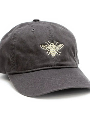 Lilac Honey bee hat Gold Bee with Crown Embroidered Bucket Style Sun Hat | TeddyT main image 3