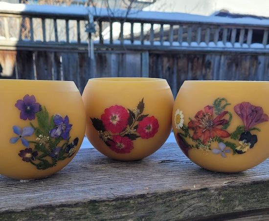 Beeswax Luminary (globes)